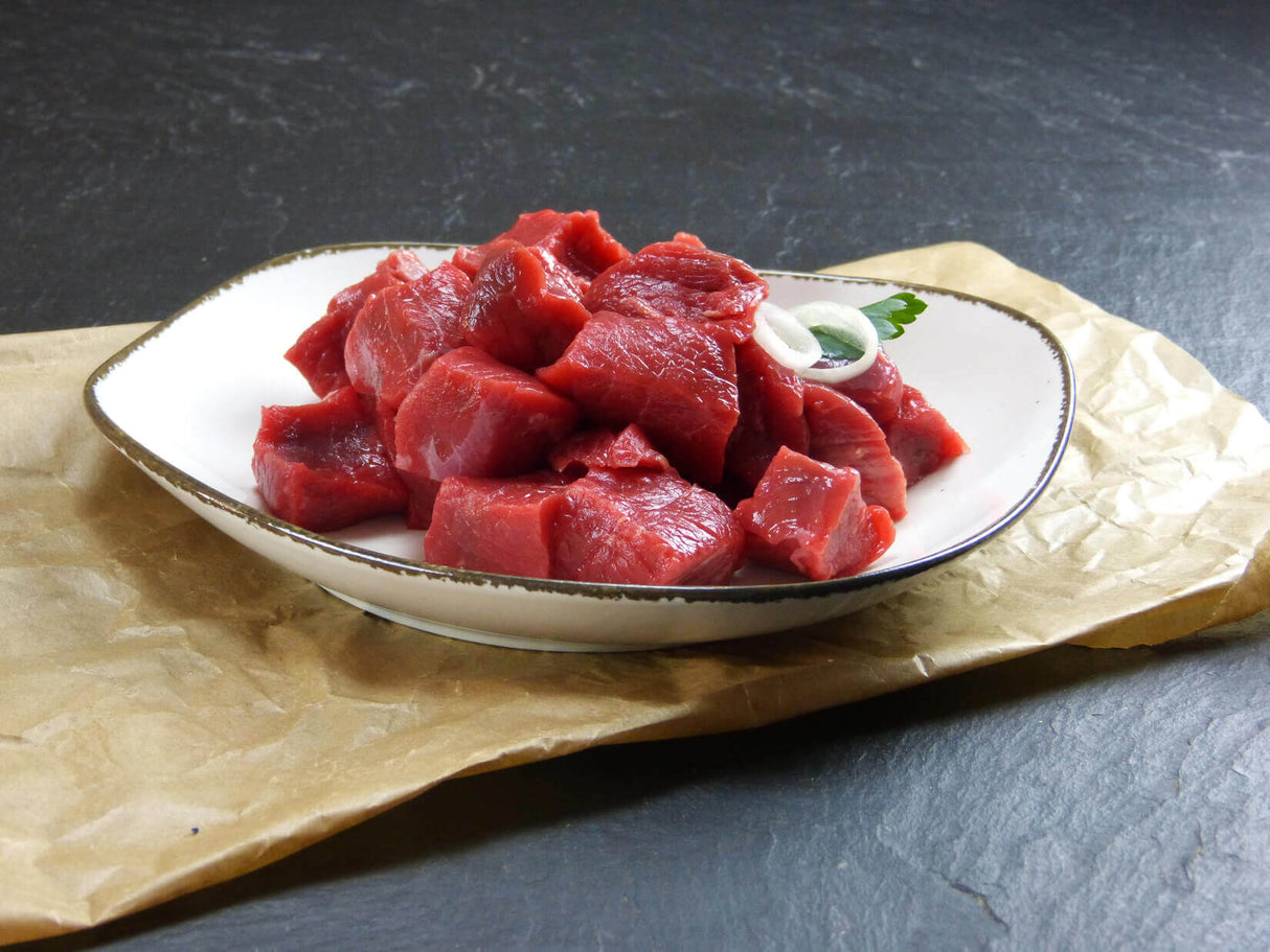 Rinder Gulasch vom Bugstück vom EIFEL Rind