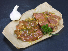 Schweinenackensteak Kräuter-Knoblauch