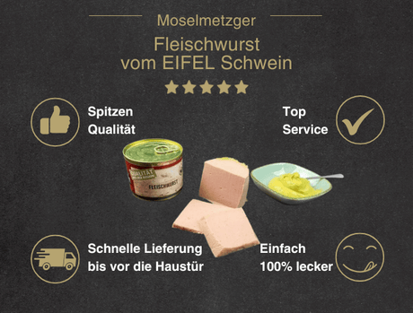 Fleischwurst vom EIFEL Schwein