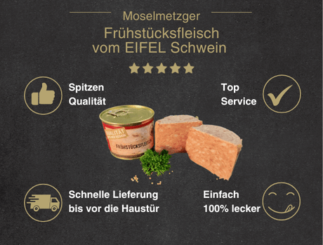 Frühstücksfleisch vom EIFEL Schwein