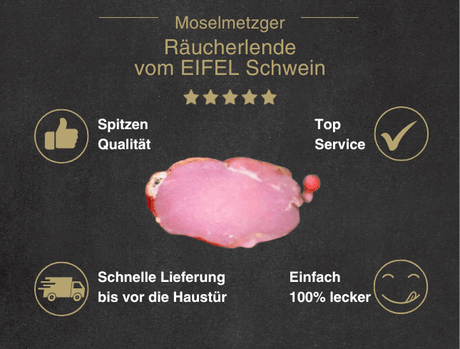 Räucherlende vom EIFEL Schwein